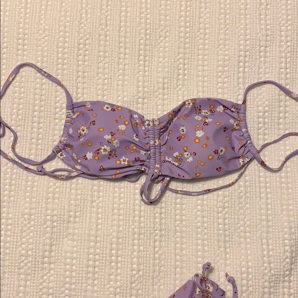 Lavender Flower Swimsuit - Picture 2 of 6
